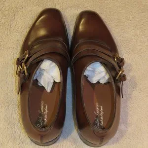 Ralph Lauren Purple Label Edward Green Ancel Brown Monk Loafer 8D NWB $1995 Ralph Lauren Purple Label Edward Green Ancel Brown Monk  main image 2